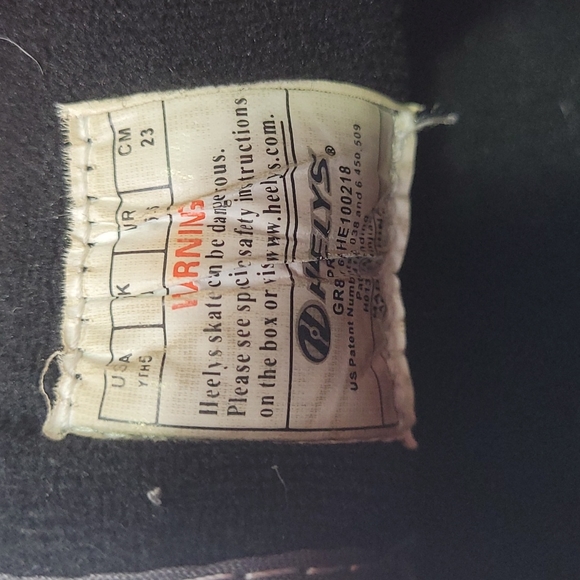 HEELYS GR8 PRO HE 100218 SKATE SNEAKERS GRAY CANVAS SIZE Y TH 5 - Picture 12 of 12